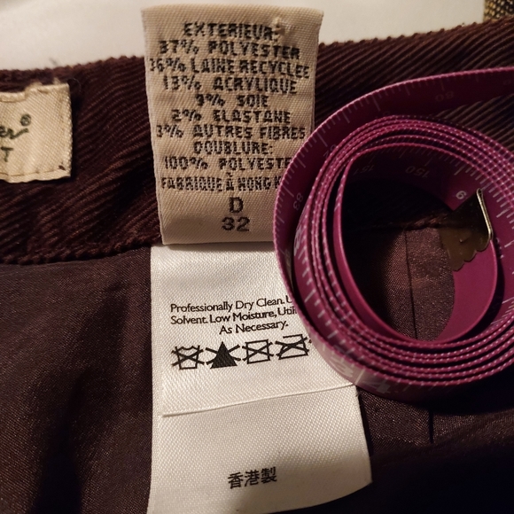 EUC Eddie Bauer lined wool cuffed trouser pants, size 2 - Picture 9 of 14